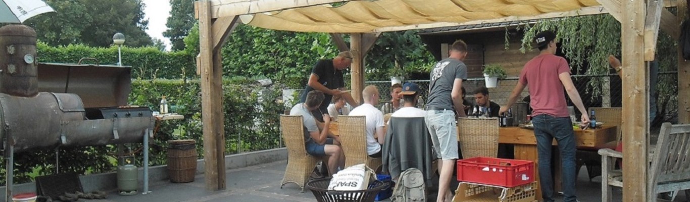 bbq terras water
